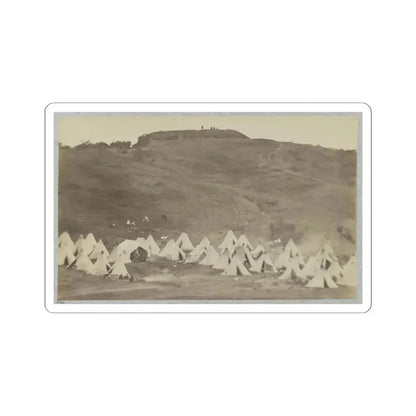 Belle Plain Landing, Va., Confederate Entrenchments on Hill (U.S. Civil War) STICKER Vinyl Kiss-Cut Decal 6 Inch White - The Sticker Space