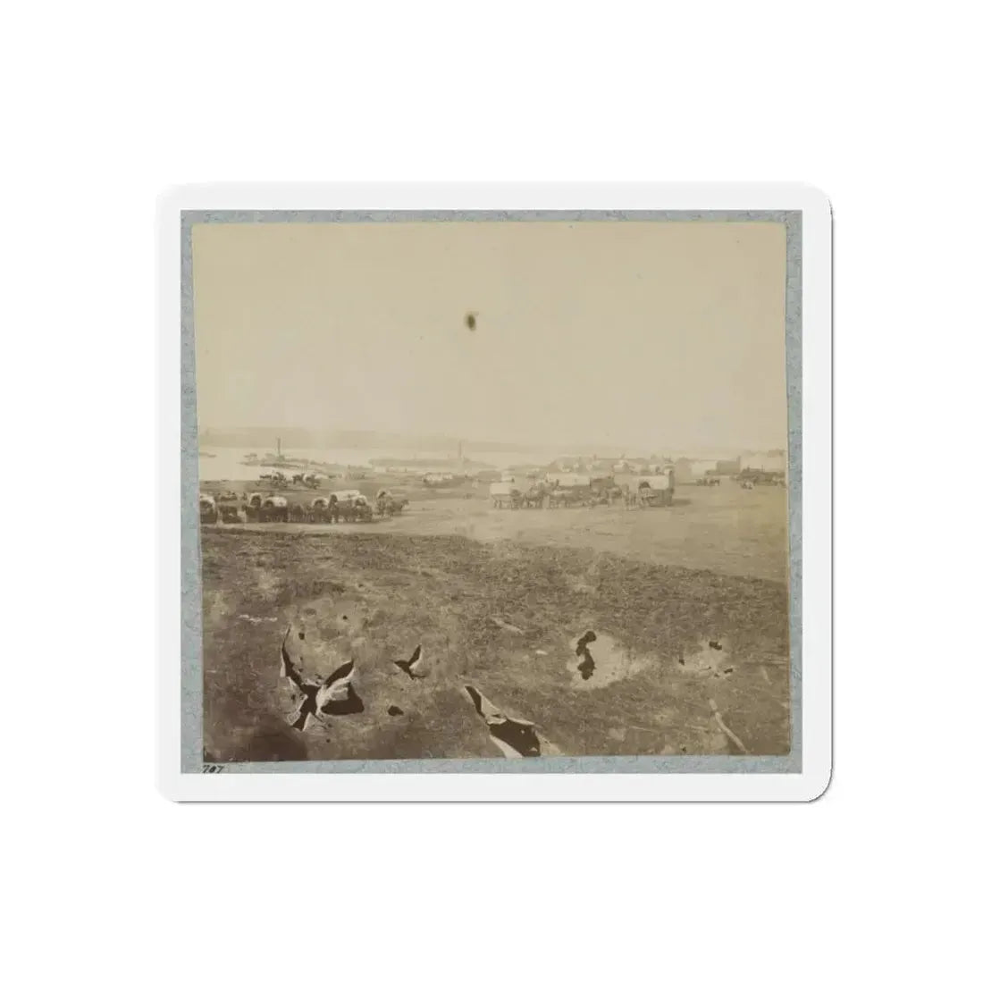 Belle Plain Landing, Va., May, 1864 (U.S. Civil War) Refrigerator Magnet 4 Inch Die-Cut - The Sticker Space
