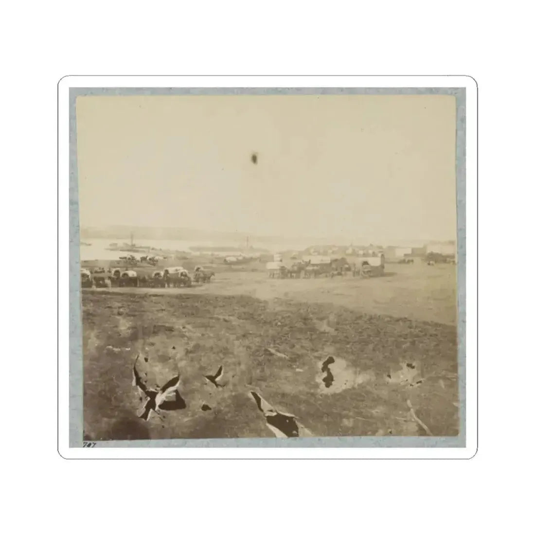 Belle Plain Landing, Va., May, 1864 (U.S. Civil War) STICKER Vinyl Kiss-Cut Decal 2 Inch White - The Sticker Space