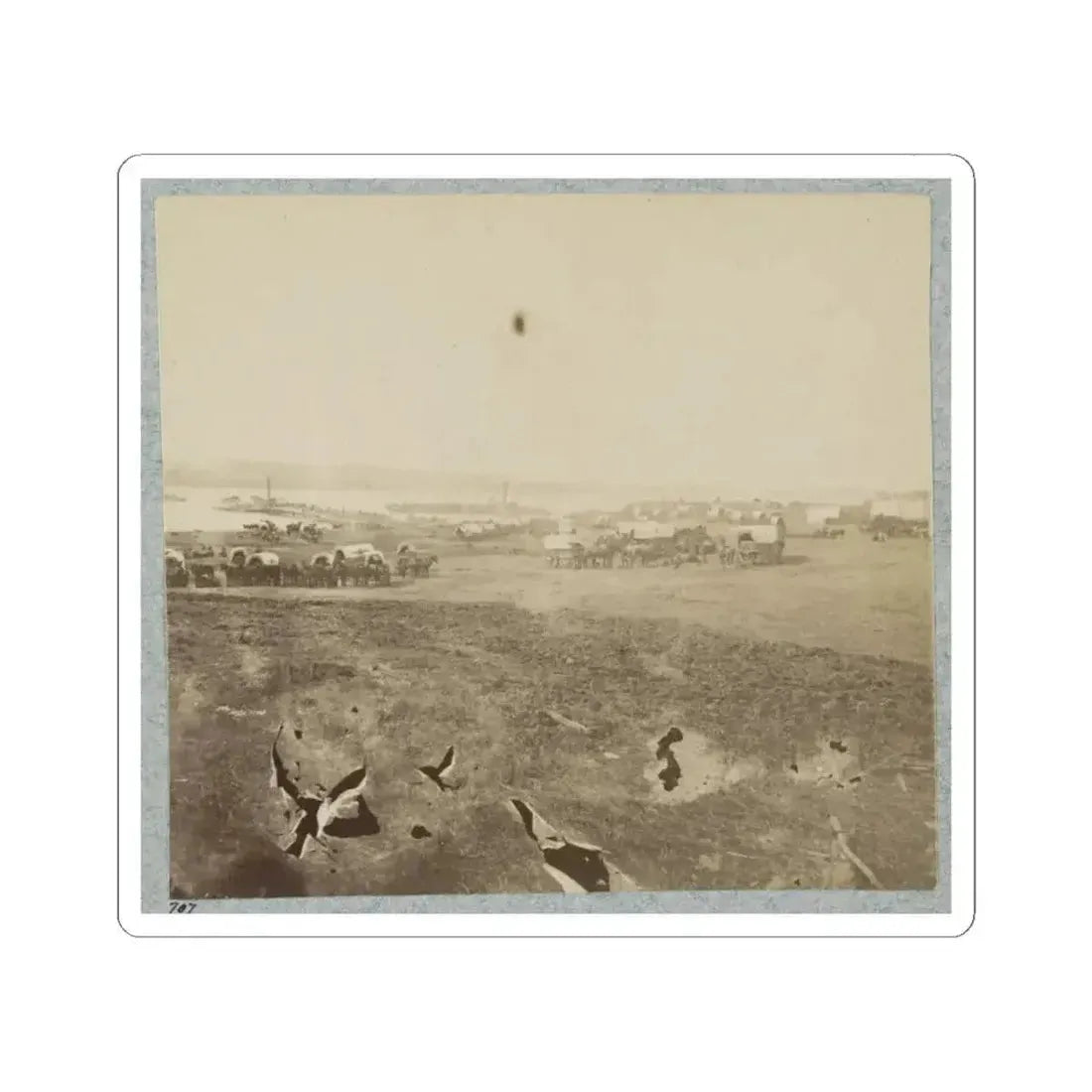 Belle Plain Landing, Va., May, 1864 (U.S. Civil War) STICKER Vinyl Kiss-Cut Decal 6 Inch White - The Sticker Space