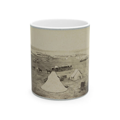 Belle Plain Landing, Va. 002 (U.S. Civil War) White Coffee Mug