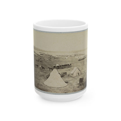 Belle Plain Landing, Va. 002 (U.S. Civil War) White Coffee Mug