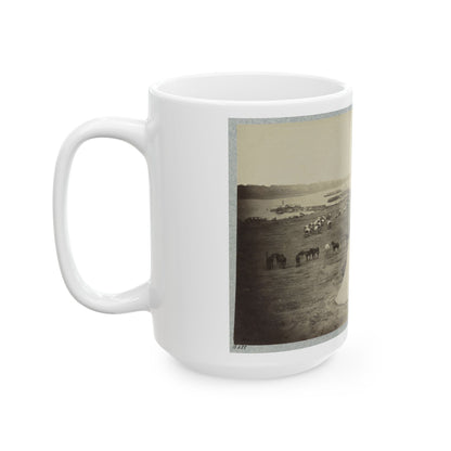 Belle Plain Landing, Va. 002 (U.S. Civil War) White Coffee Mug