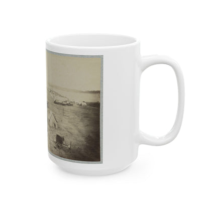 Belle Plain Landing, Va. 002 (U.S. Civil War) White Coffee Mug