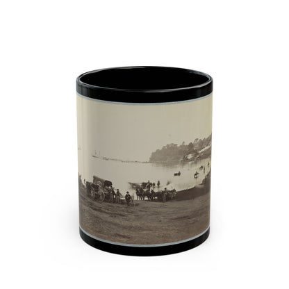 Belle Plain Landing, Va. 003 (U.S. Civil War) Black Coffee Mug-11oz-The Sticker Space