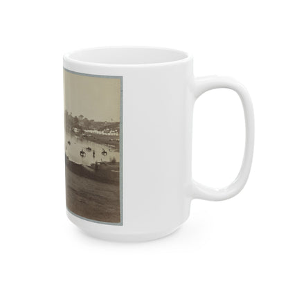 Belle Plain Landing, Va. 003 (U.S. Civil War) White Coffee Mug