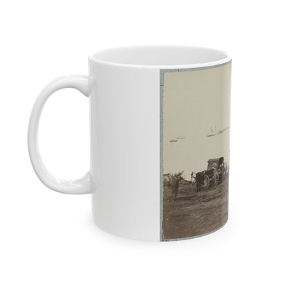 Belle Plain Landing, Va. 003 (U.S. Civil War) White Coffee Mug