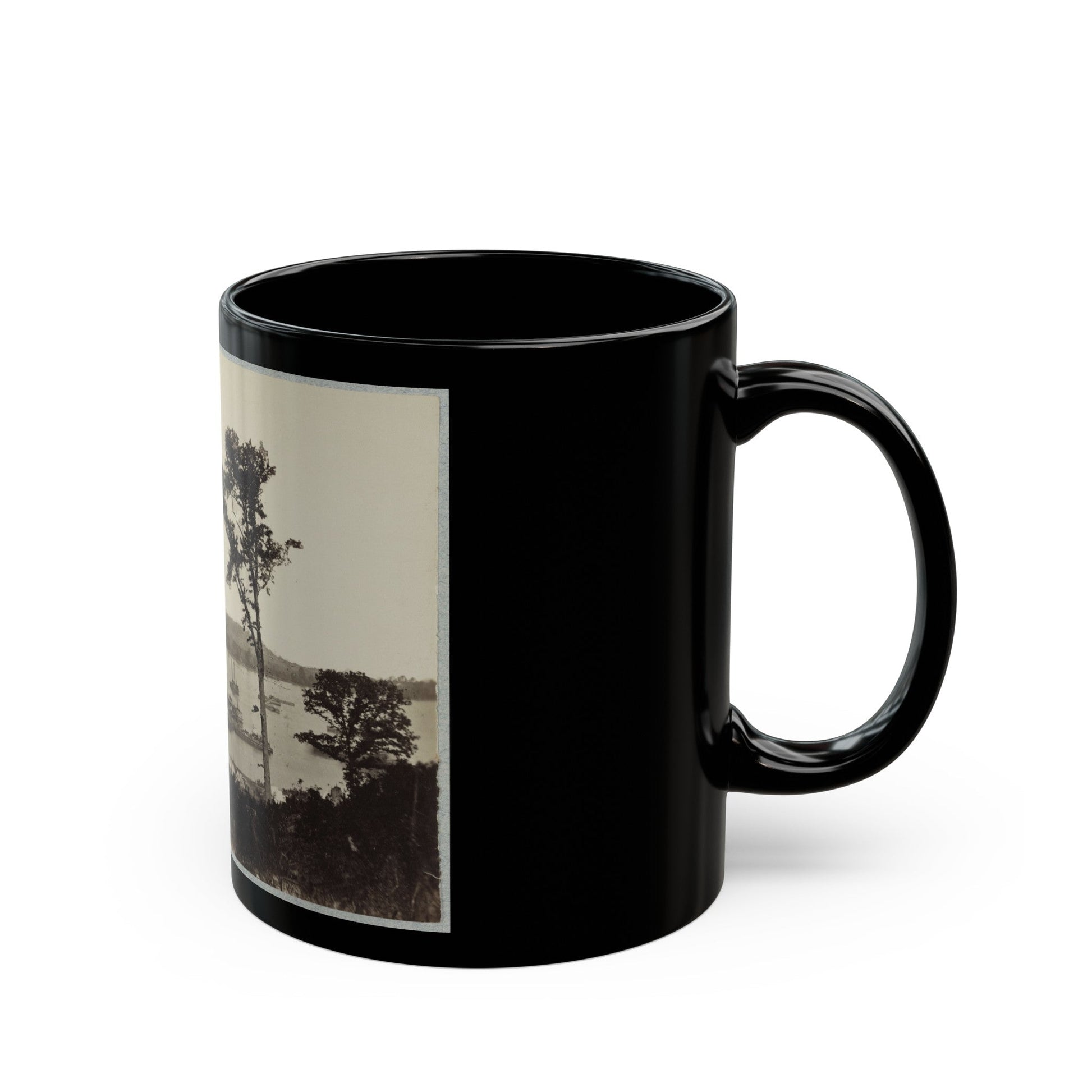 Belle Plain Landing, Va. 004 (U.S. Civil War) Black Coffee Mug-The Sticker Space