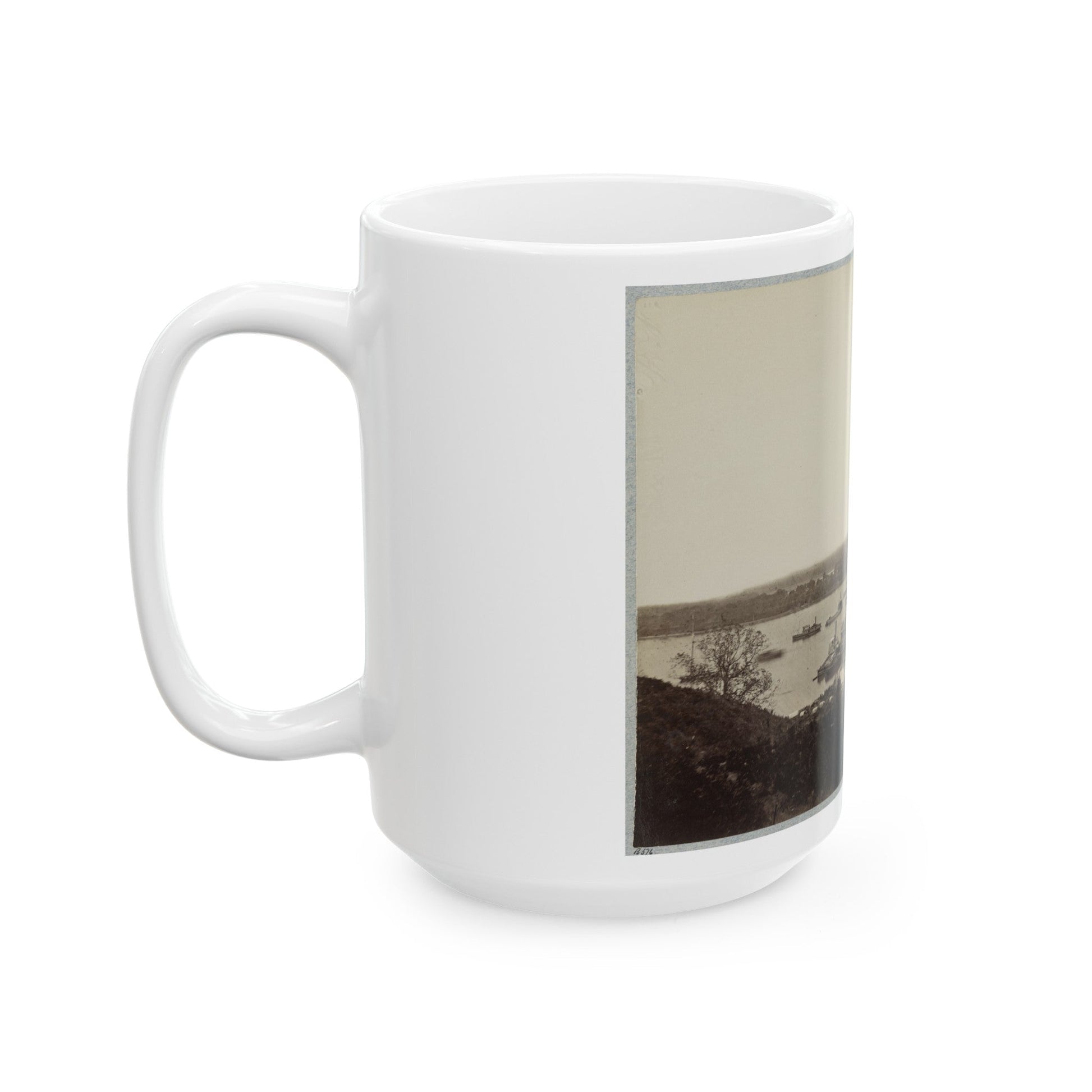 Belle Plain Landing, Va. 004 (U.S. Civil War) White Coffee Mug-The Sticker Space