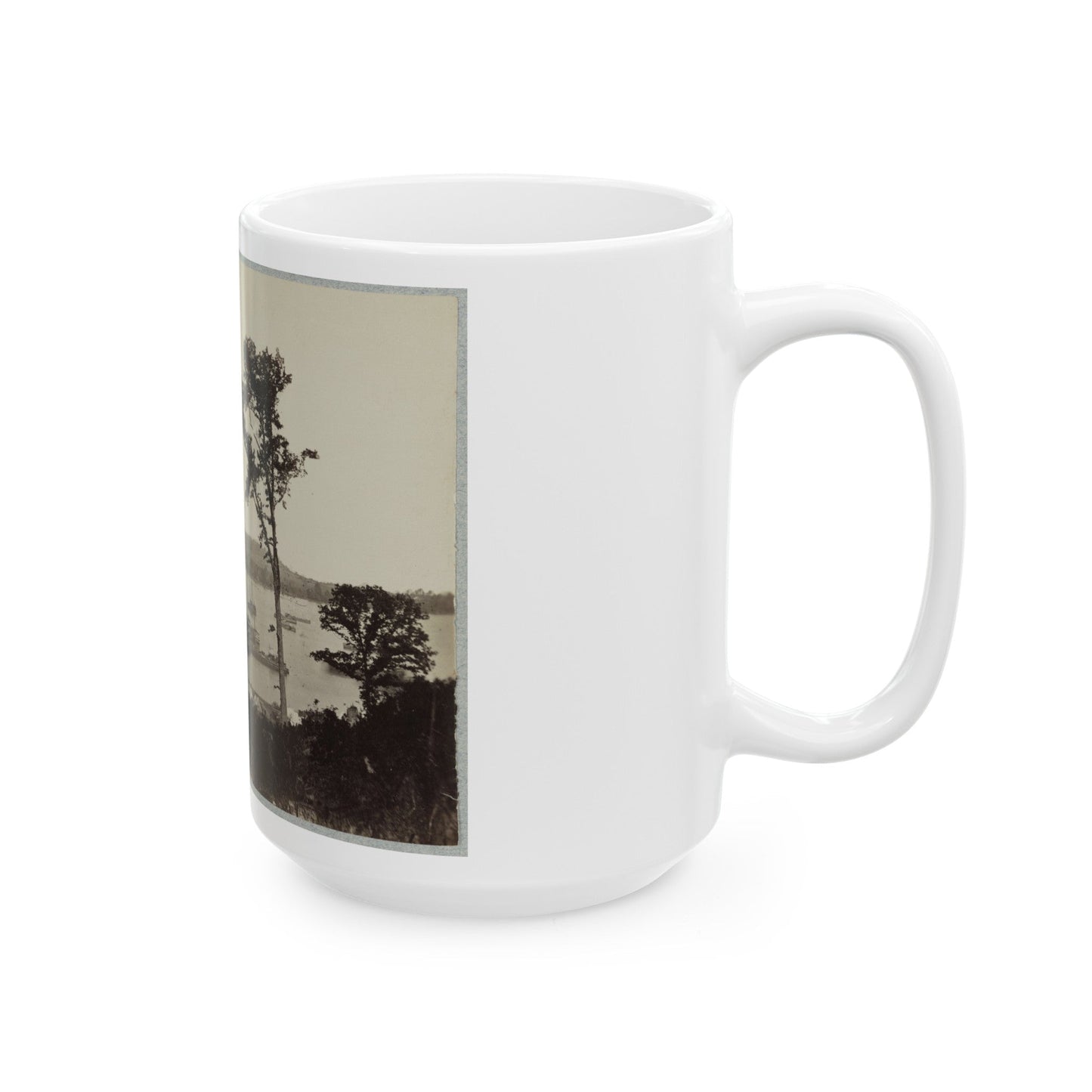 Belle Plain Landing, Va. 004 (U.S. Civil War) White Coffee Mug-The Sticker Space