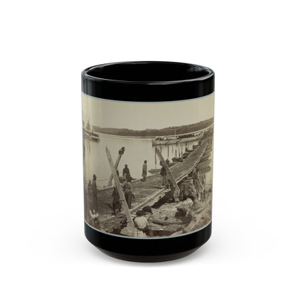 Belle Plain Landing , Va. (1) (U.S. Civil War) Black Coffee Mug-15oz-The Sticker Space