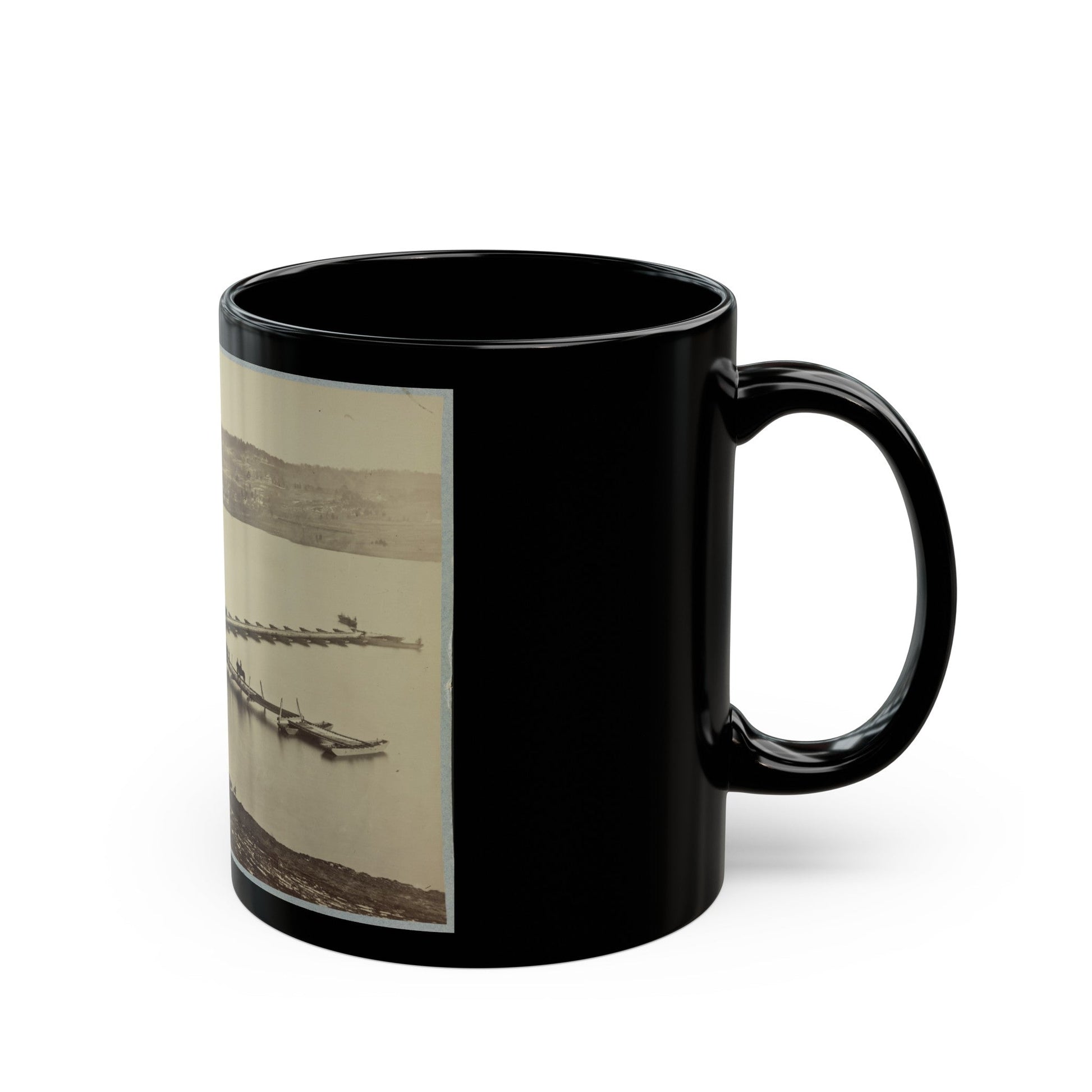 Belle Plain Landing, Va. (1) (U.S. Civil War) Black Coffee Mug-The Sticker Space