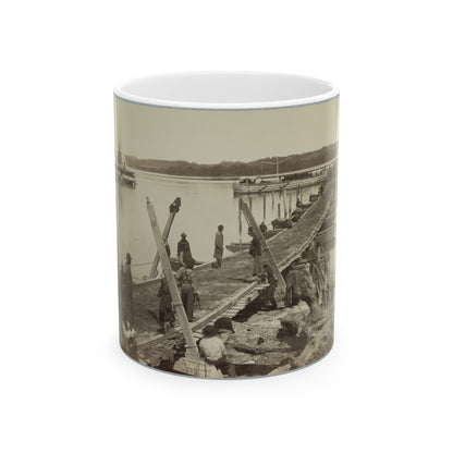 Belle Plain Landing , Va. (1) (U.S. Civil War) White Coffee Mug-11oz-The Sticker Space