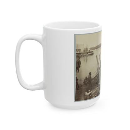 Belle Plain Landing , Va. (1) (U.S. Civil War) White Coffee Mug-The Sticker Space