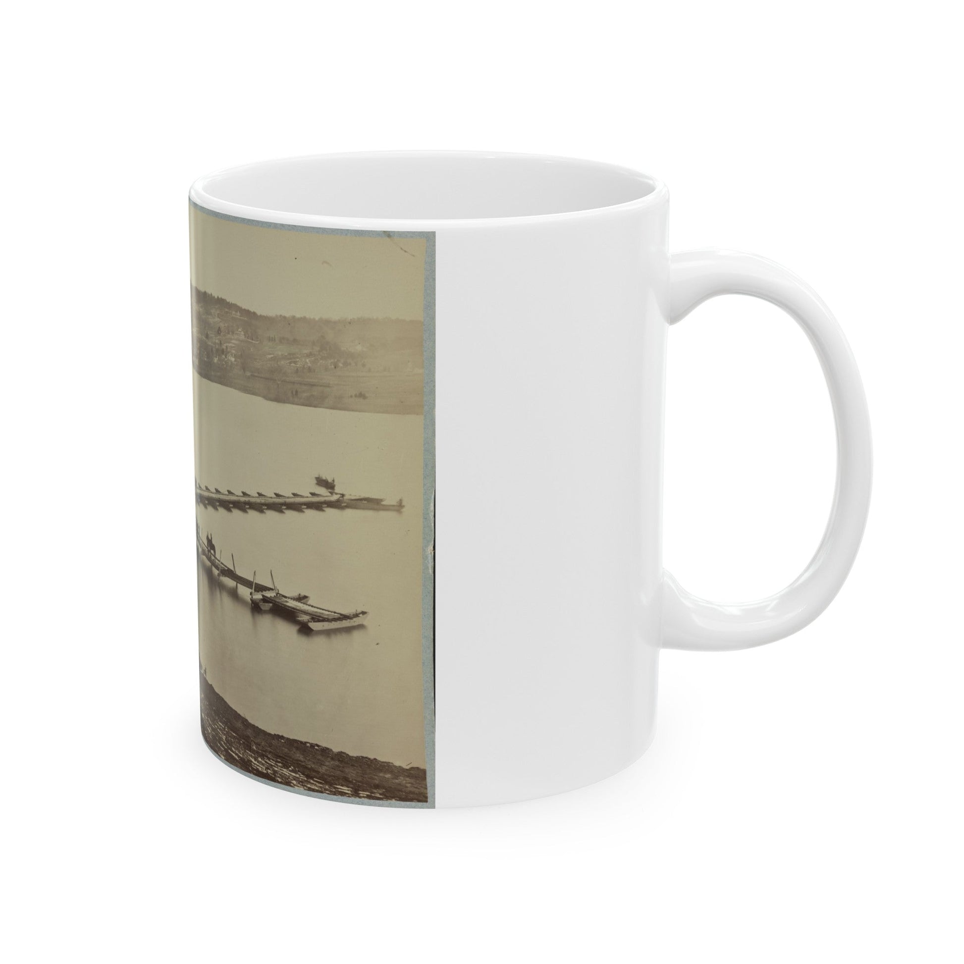 Belle Plain Landing, Va. (1) (U.S. Civil War) White Coffee Mug-The Sticker Space