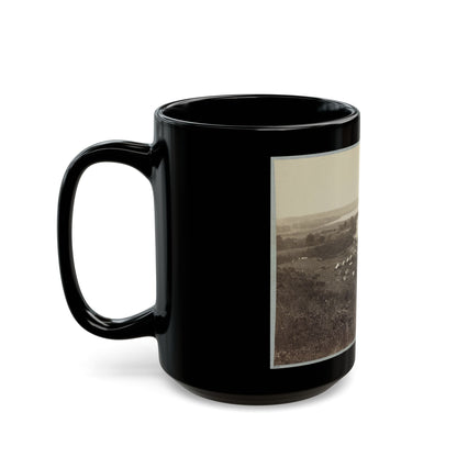 Belle Plain Landing, Va. Camp Of 15th New York Engineers (U.S. Civil War) Black Coffee Mug-The Sticker Space