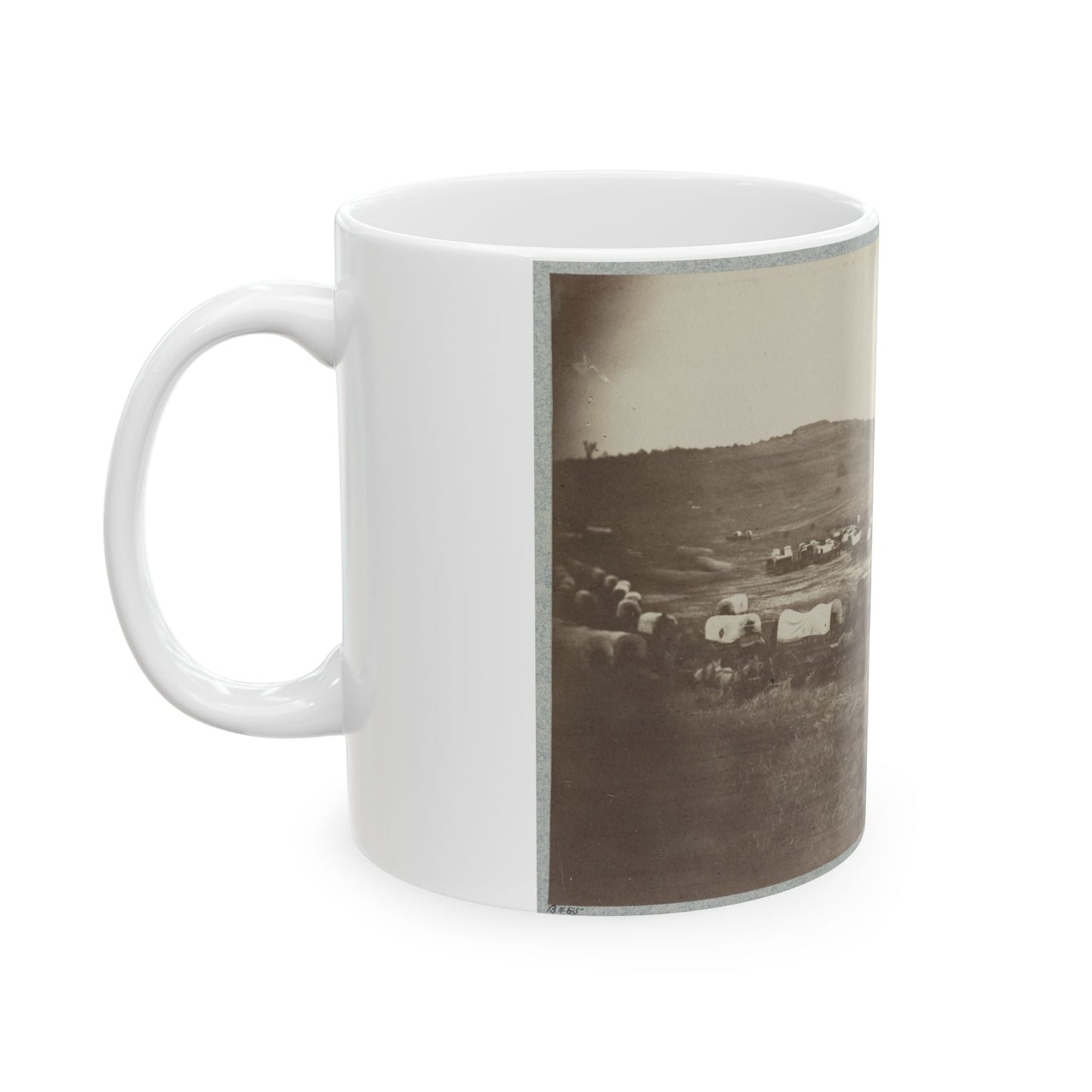 Belle Plain Landing, Va., Confederate Entrenchments On Hill 001 (U.S. Civil War) White Coffee Mug