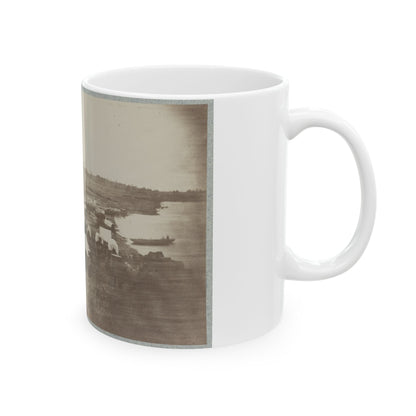 Belle Plain Landing, Va., Confederate Entrenchments On Hill 001 (U.S. Civil War) White Coffee Mug