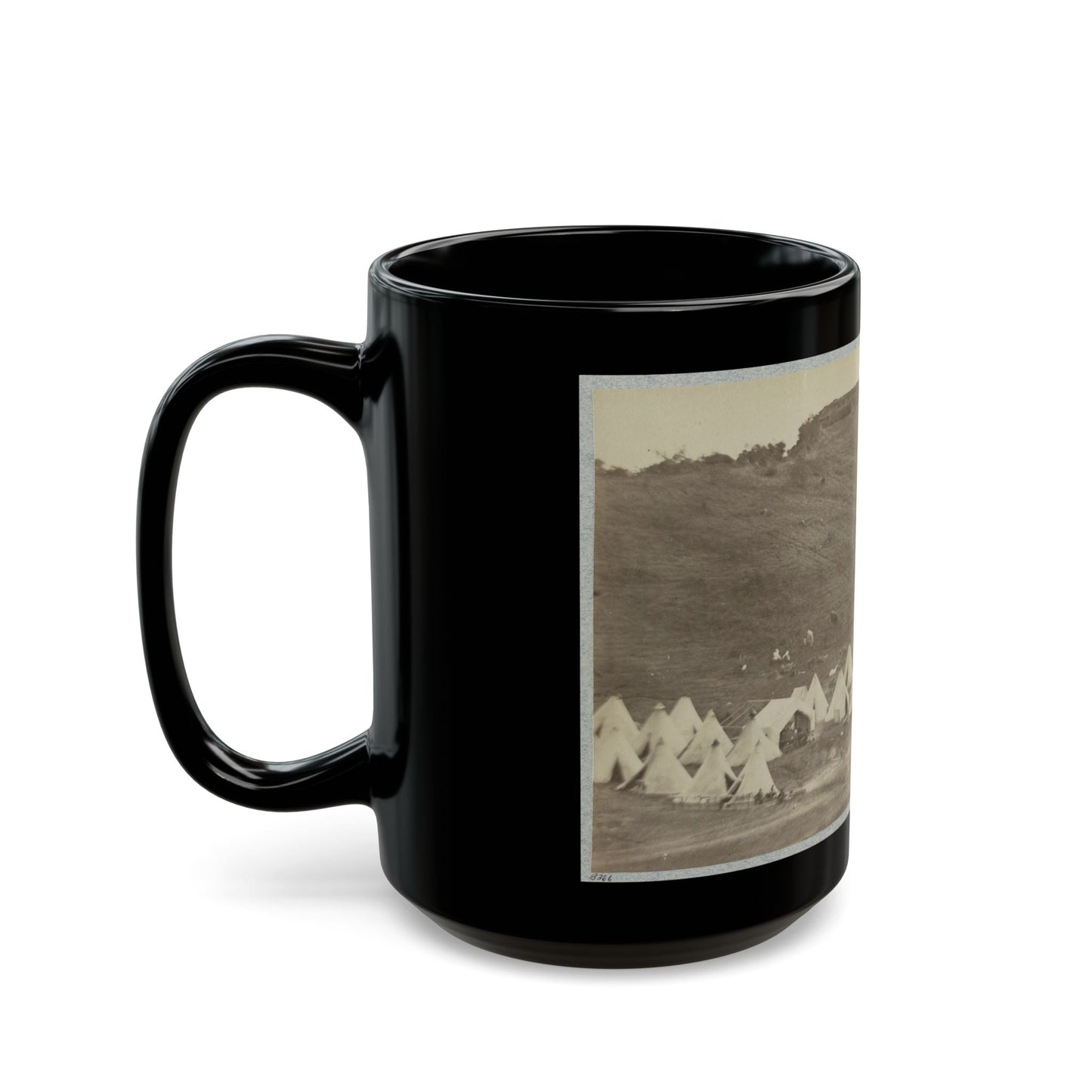 Belle Plain Landing, Va., Confederate Entrenchments On Hill (U.S. Civil War) Black Coffee Mug