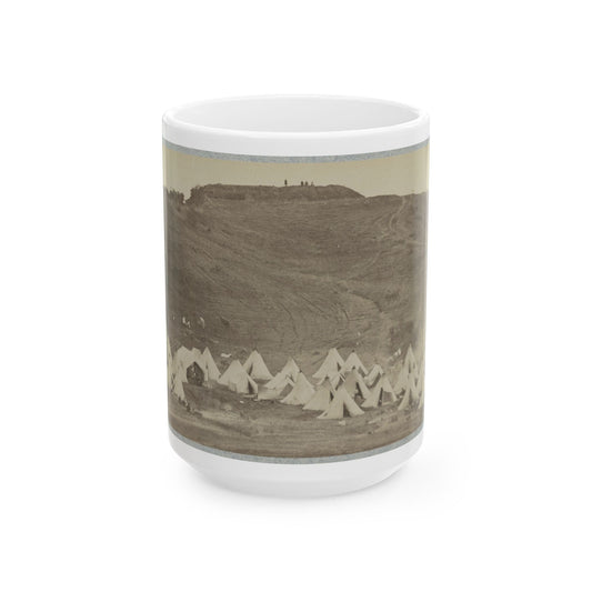 Belle Plain Landing, Va., Confederate Entrenchments On Hill (U.S. Civil War) White Coffee Mug