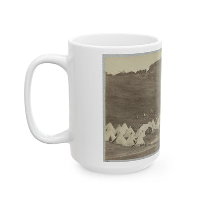 Belle Plain Landing, Va., Confederate Entrenchments On Hill (U.S. Civil War) White Coffee Mug