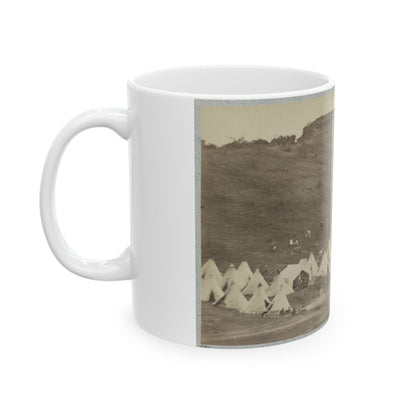 Belle Plain Landing, Va., Confederate Entrenchments On Hill (U.S. Civil War) White Coffee Mug