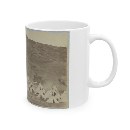 Belle Plain Landing, Va., Confederate Entrenchments On Hill (U.S. Civil War) White Coffee Mug