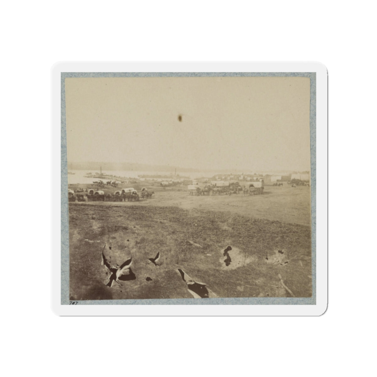 Belle Plain Landing, Va., May, 1864 (U.S. Civil War) Refrigerator Magnet-2" x 2"-The Sticker Space