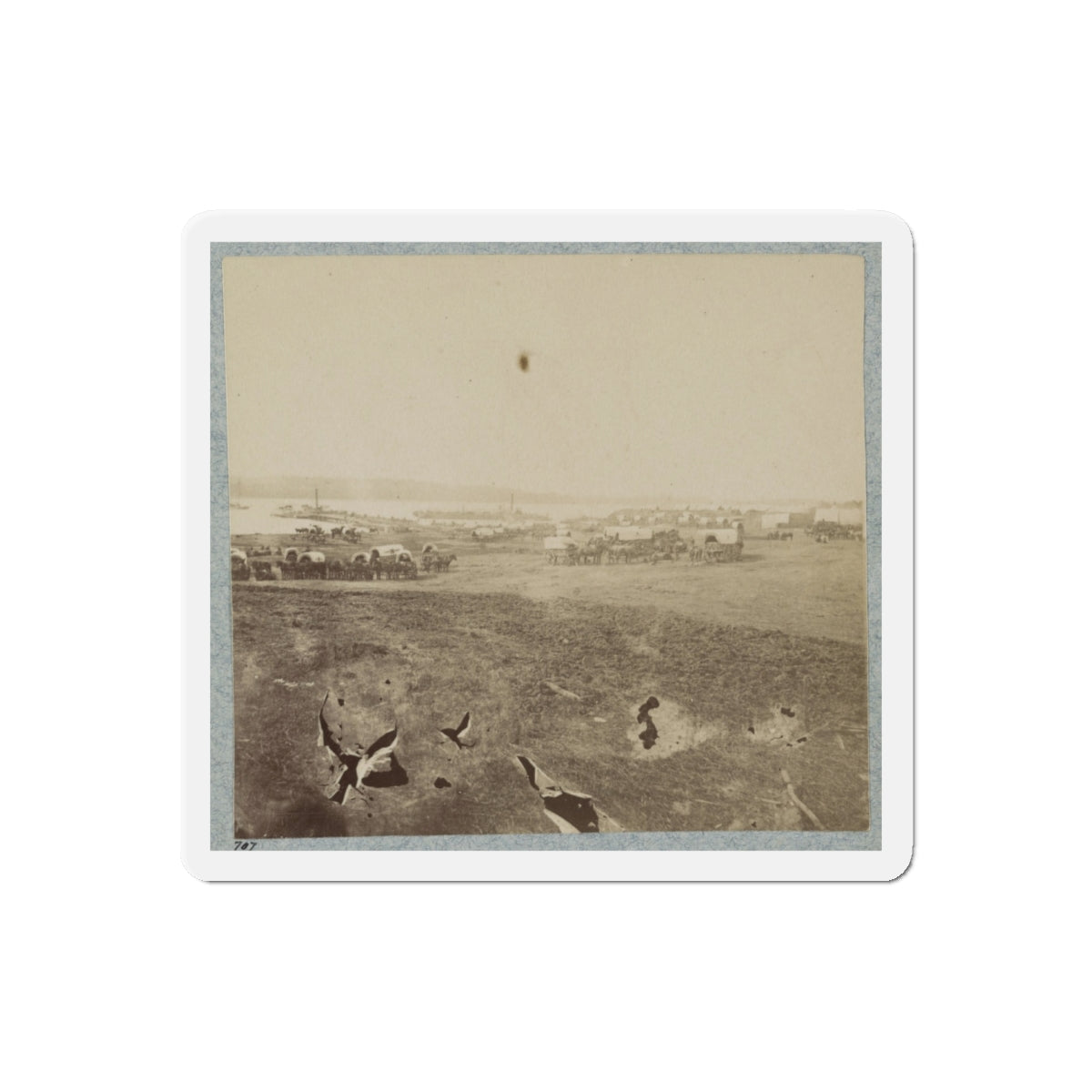 Belle Plain Landing, Va., May, 1864 (U.S. Civil War) Refrigerator Magnet-6 Inch-The Sticker Space