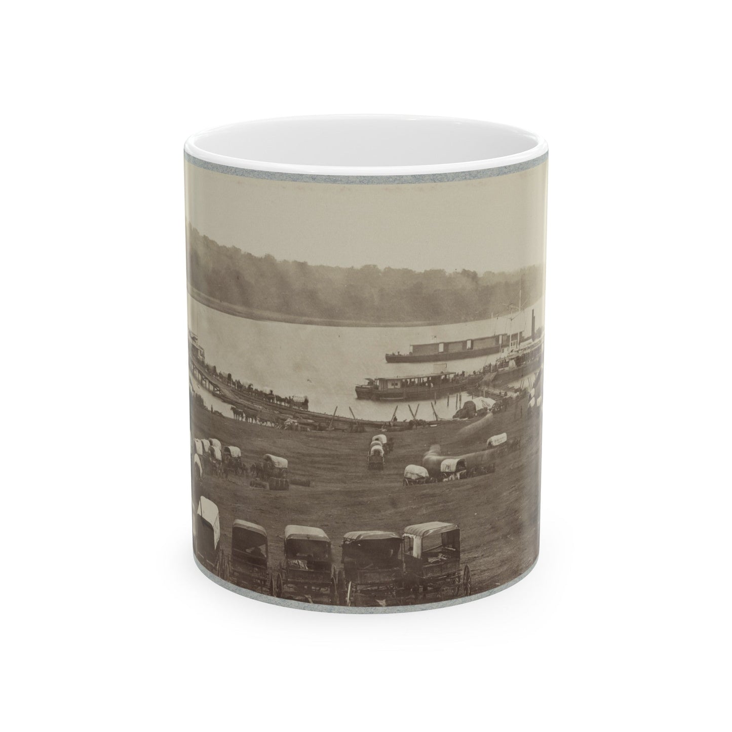 Belle Plain Landing, Va. (U.S. Civil War) White Coffee Mug-11oz-The Sticker Space