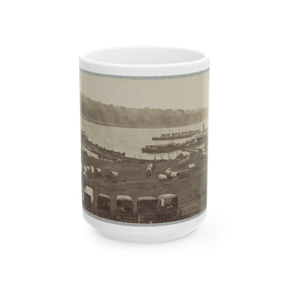 Belle Plain Landing, Va. (U.S. Civil War) White Coffee Mug-15oz-The Sticker Space