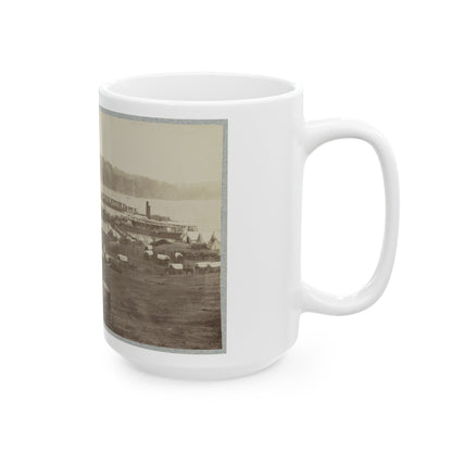 Belle Plain Landing, Va. (U.S. Civil War) White Coffee Mug-The Sticker Space