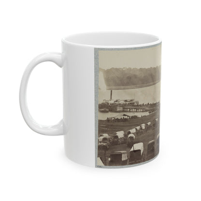 Belle Plain Landing, Va. (U.S. Civil War) White Coffee Mug-The Sticker Space