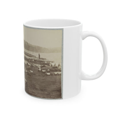 Belle Plain Landing, Va. (U.S. Civil War) White Coffee Mug-The Sticker Space