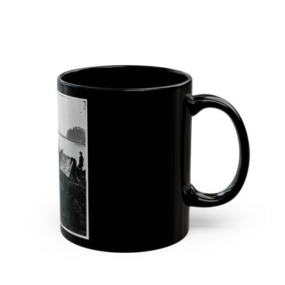 Belle Plain Landing, Virginia. Distance View Of Belle Plain Landing On The James River (U.S. Civil War) Black Coffee Mug