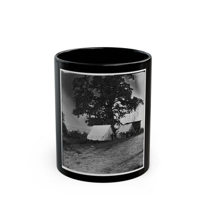 Belle Plain Landing, Virginia. View Of The Tents Of The Sanitary Commission (U.S. Civil War) Black Coffee Mug