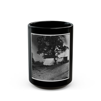 Belle Plain Landing, Virginia. View Of The Tents Of The Sanitary Commission (U.S. Civil War) Black Coffee Mug