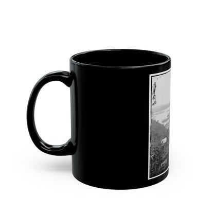 Belle Plain, Va.  Army Wagons And Transports At The Lower Landing (U.S. Civil War) Black Coffee Mug