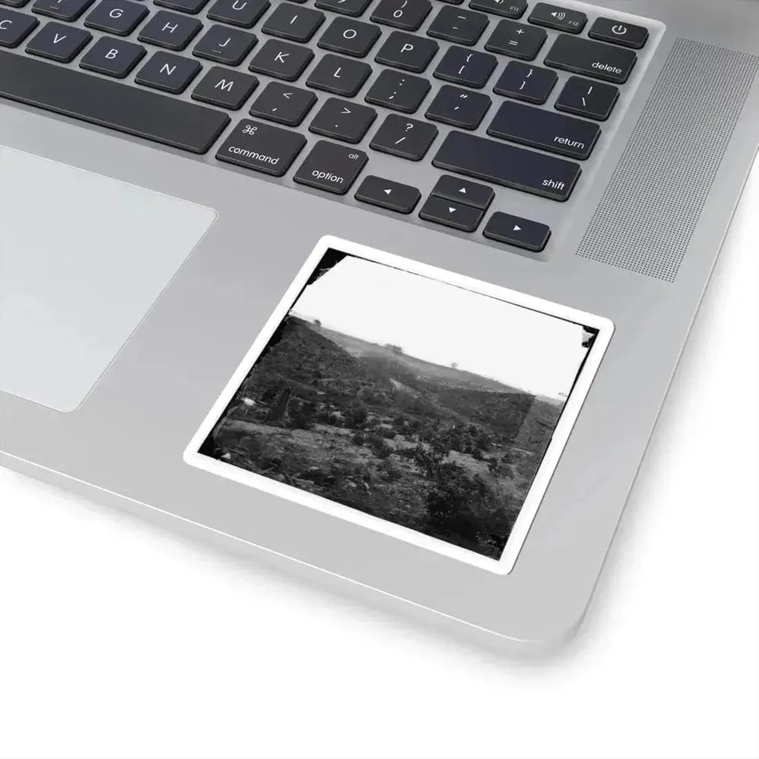 Belle Plain, Virginia. Encampment of 7,000 Confederates in the  Punch Bowl (U.S. Civil War) STICKER Vinyl Kiss-Cut Decal - The Sticker Space