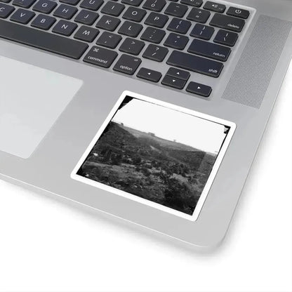 Belle Plain, Virginia. Encampment of 7,000 Confederates in the  Punch Bowl (U.S. Civil War) STICKER Vinyl Kiss-Cut Decal - The Sticker Space