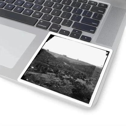 Belle Plain, Virginia. Encampment of 7,000 Confederates in the  Punch Bowl (U.S. Civil War) STICKER Vinyl Kiss-Cut Decal - The Sticker Space