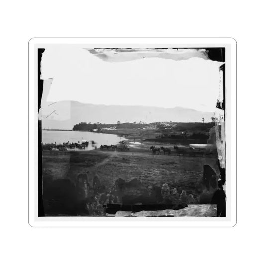 Belle Plain, Virginia. First Landing at Belle Plain (U.S. Civil War) STICKER Vinyl Kiss-Cut Decal 2 Inch White - The Sticker Space