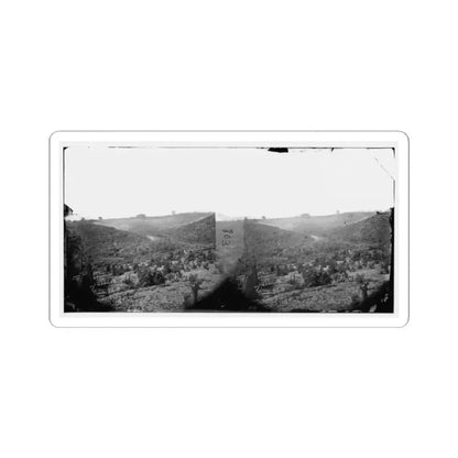 Belle Plain, Virginia (Vicinity). Encampment of 7,000 Confederates in the  Punch Bowl (U.S. Civil War) STICKER Vinyl Kiss-Cut Decal 2 Inch White - The Sticker Space