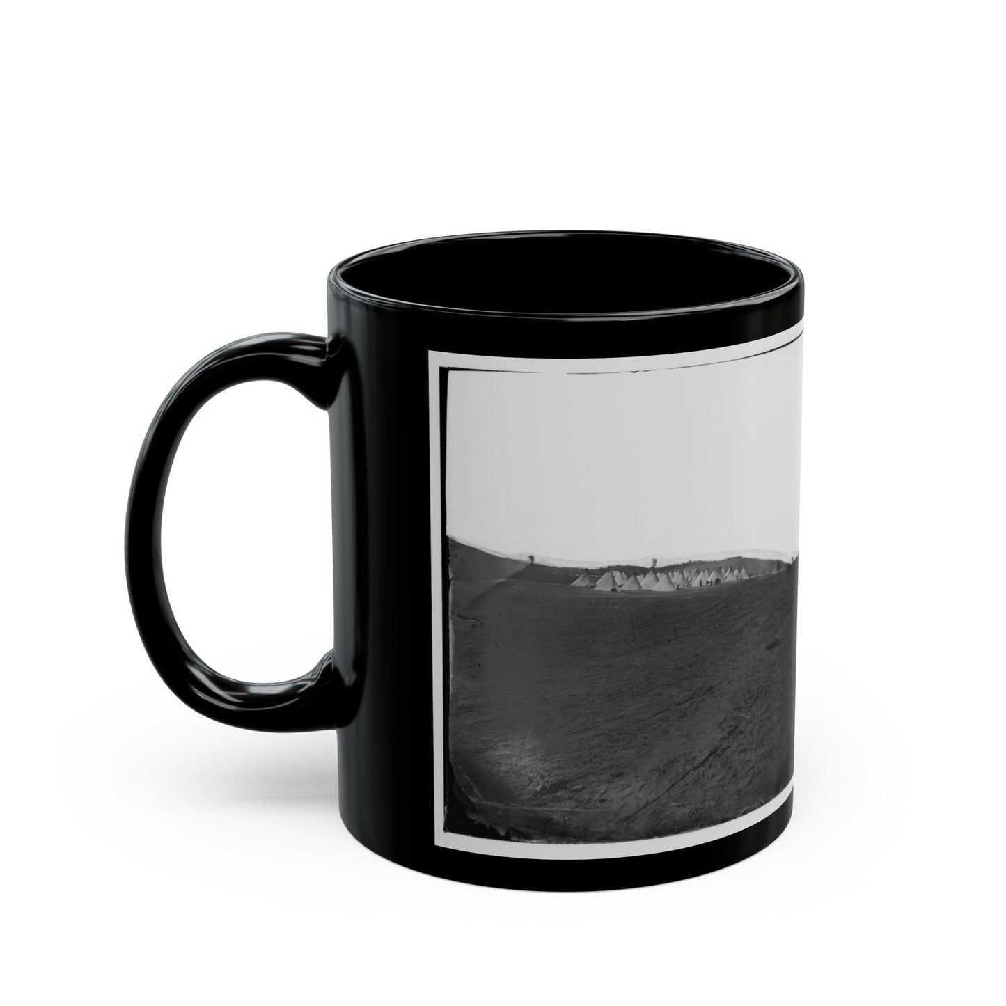 Belle Plain, Virginia (Vicinity). Camp Of Negro Laborers In The Quartermaster's Department (U.S. Civil War) Black Coffee Mug