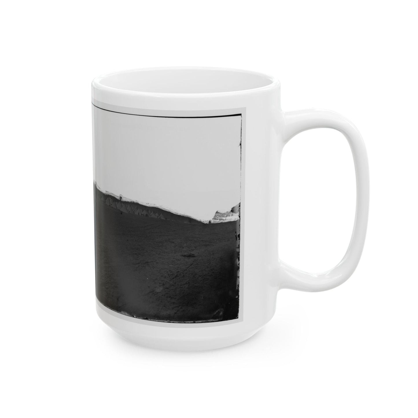 Belle Plain, Virginia (Vicinity). Camp Of Negro Laborers In The Quartermaster's Department (U.S. Civil War) White Coffee Mug