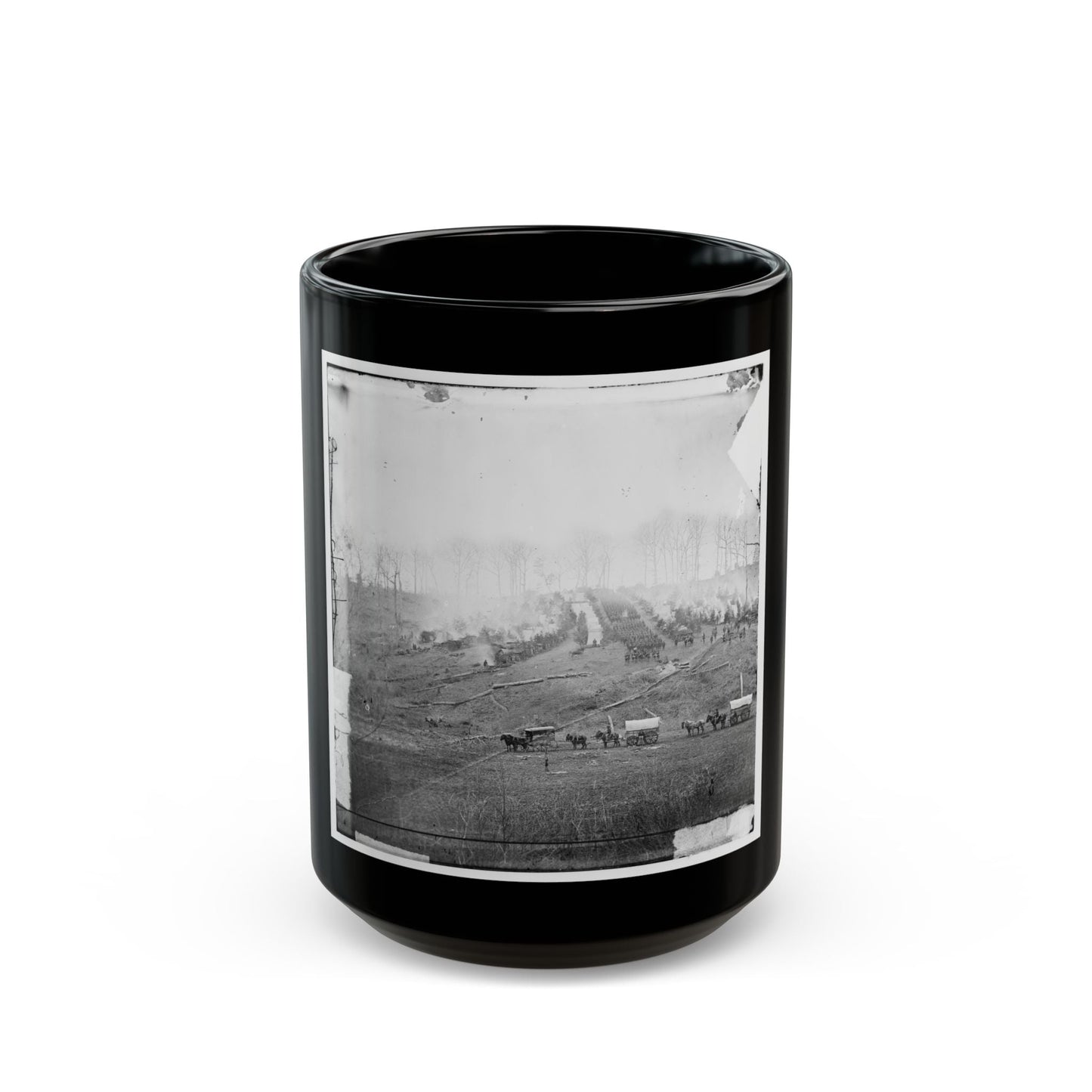 Belle Plain, Virginia. Camp Of 150th Pennsylvania Infantry (U.S. Civil War) Black Coffee Mug