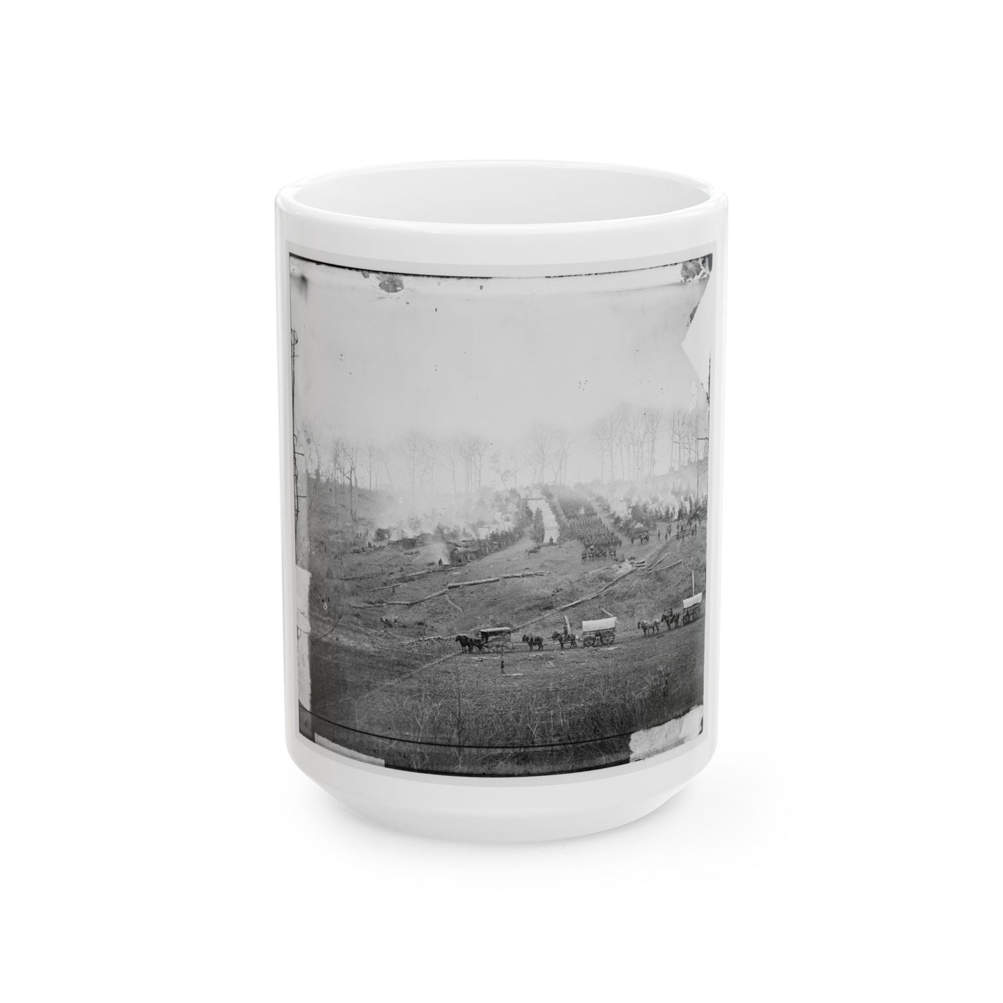 Belle Plain, Virginia. Camp Of 150th Pennsylvania Infantry (U.S. Civil War) White Coffee Mug