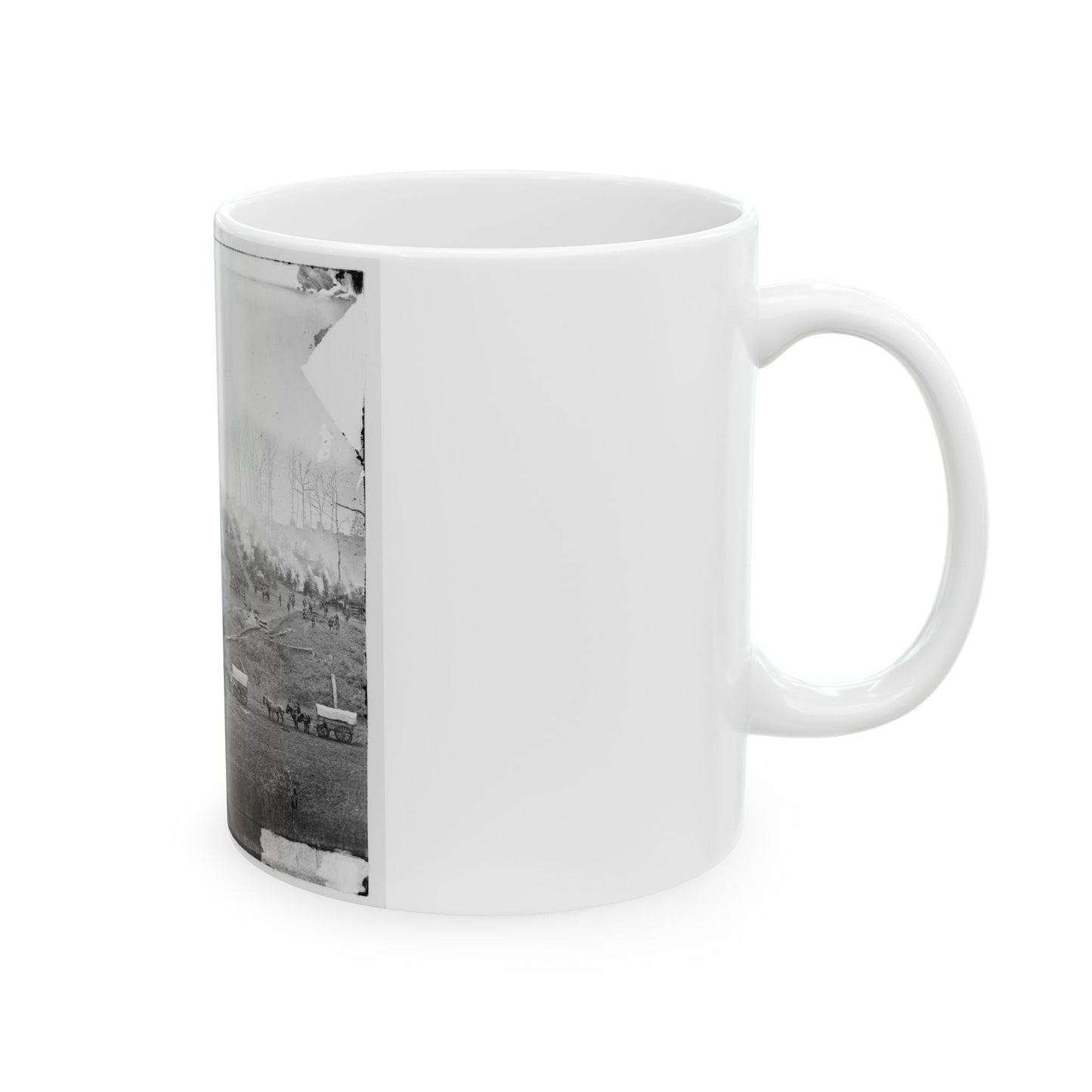 Belle Plain, Virginia. Camp Of 150th Pennsylvania Infantry (U.S. Civil War) White Coffee Mug