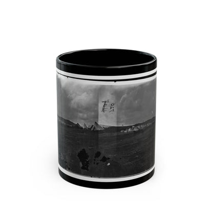 Belle Plain, Virginia. Camp Of Negro Laborers In Quartermaster Department (U.S. Civil War) Black Coffee Mug-11oz-The Sticker Space