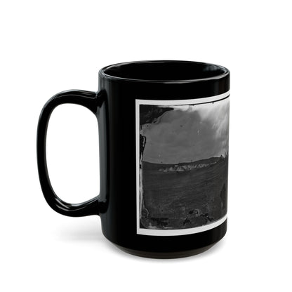 Belle Plain, Virginia. Camp Of Negro Laborers In Quartermaster Department (U.S. Civil War) Black Coffee Mug-The Sticker Space